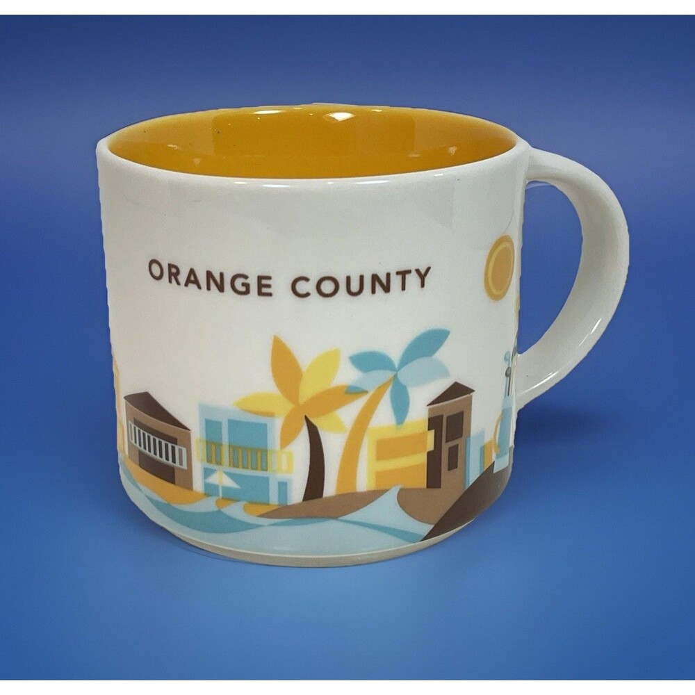 Starbucks ORANGE COUNTY Colorado You Are Here Collector Coffee Cup Mug 14 oz